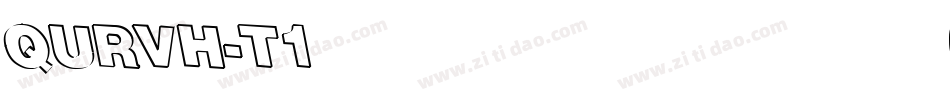 QURVH-T1 (64)字体转换